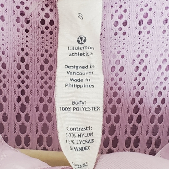 Lululemon Run Travel to Track Jacket Size 8 Lightweight Zip Up in Rose Quartz - Picture 12 of 14